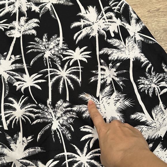 Blue Rain Francesca's Dress Tropical Wrap Dress Large Resort Spring Break NWT - Picture 9 of 12